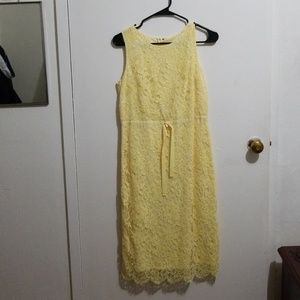 Yellow Lace Dress